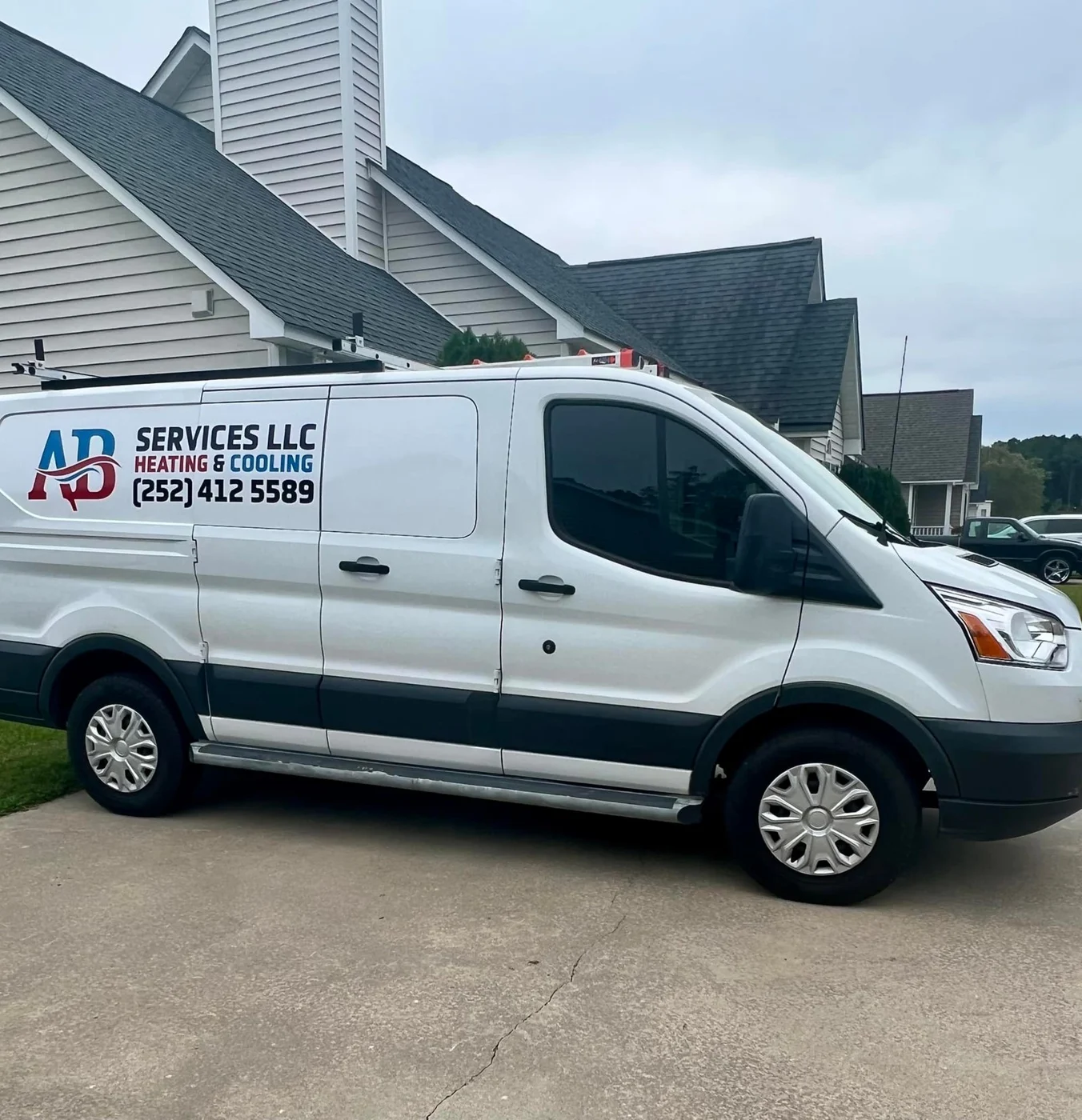 AB Services service van ready for a local HVAC visit